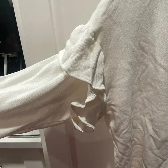 Current/Elliott The Ruffle Sweatshirt - Picture 4 of 5